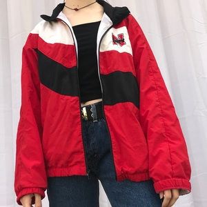 Vintage Nebraska huskers track jacket
